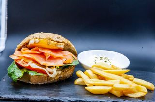 Hamburguesa Salmón