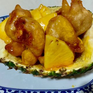 Langostinos agridulces   