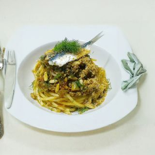 Spaghettone Sarde e Finocchietto