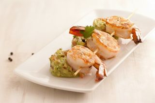 Brochettes De Gambas