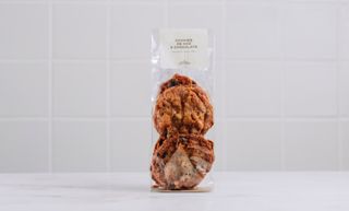 Cookies de chocolate e noz