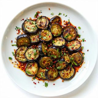 21. Melanzane saltate piccanti