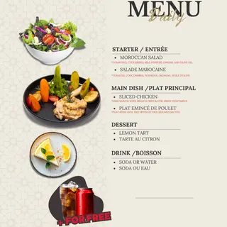 Menu du jour
