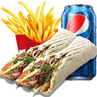 2 Durum + Patatas + Pepsi 330ml