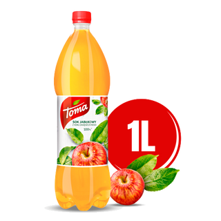 Sok jabłkowy Toma 1L