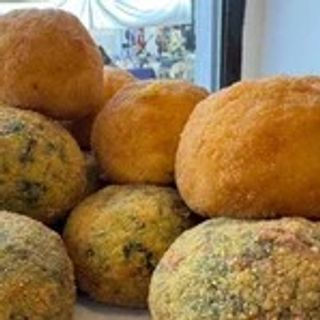 Arancino al prosciutto