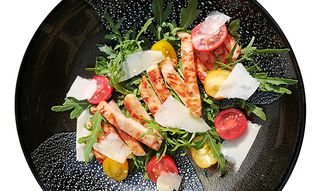 Tagliata di pollo al piatto