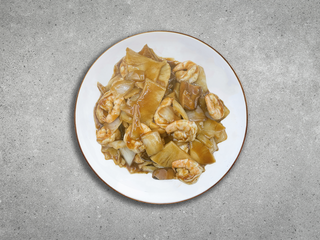 Gambas con Bambú y Setas Chinas