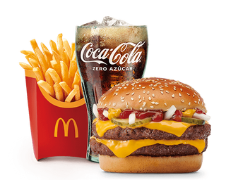 McMenú Cuarto de Libra Doble