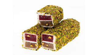 Lokum pistacjowe o smaku winogrona i granatu ( 200 g )