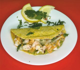 Tacos gambas (3 uds.)