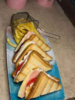 Tost sendvič sa pilećom šunkom