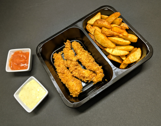 Crispy, cartofi + sos