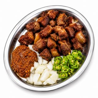 Porc Grillé Simple & Attiéké