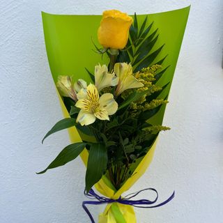 Arreglo floral Rosa amarilla