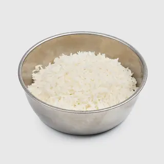 Arroz basmati al vapor de coco, pandán y lemongrass