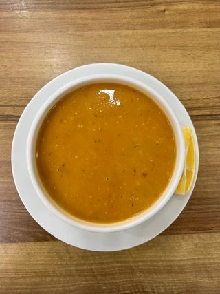 Lentil soup with tomato