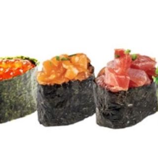 80 Gunkan spicy salm 2p