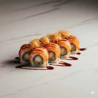 Dragon roll 8  pezzi