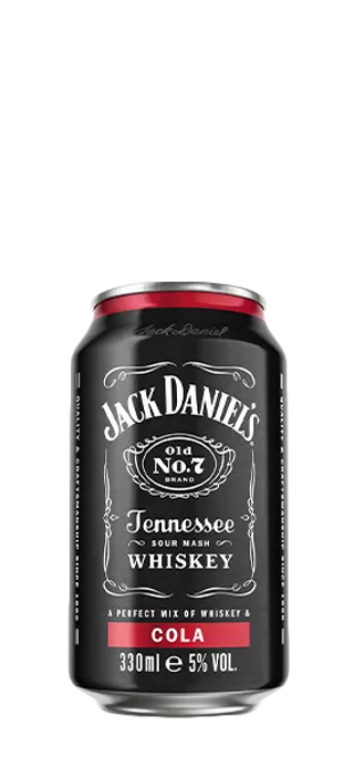 Jack Daniel's & Coca-Cola Lattina 330 ml