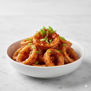 Calamares Con Salsa Picante
