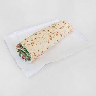 Squacquerone, rucola e prosciutto crudo