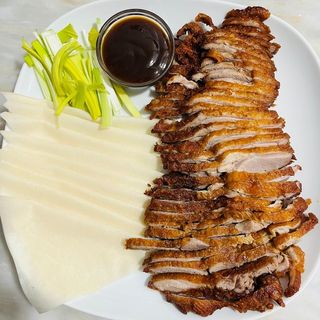 Pato na chapa quente