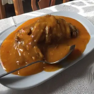 Cerdo Asado Con Salsa Jengibre
