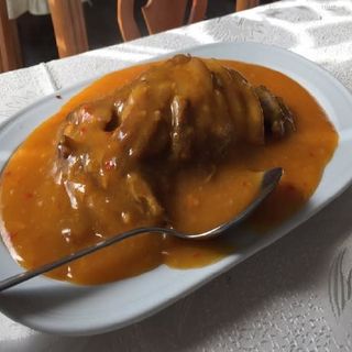 Cerdo Asado Con Salsa Jengibre