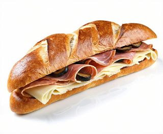 4P Speck, scamorza, funghi