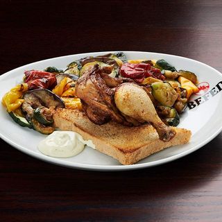 Mezzo galletto BEFED con verdure