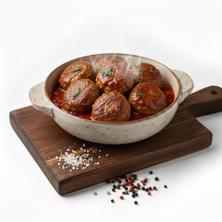 Chiftelute de porc in sos