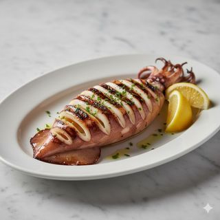 Calamares a la plancha (ración entera)