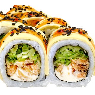 Чіз рол з печеним лососем (260г)