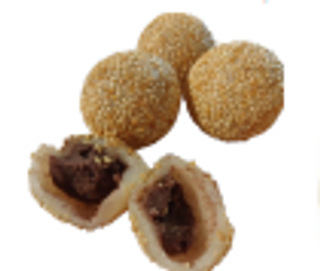 Palline di riso glutinoso con sesamo fritto 5 pezzi