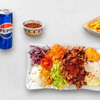 Kebab Plate Mix Menú