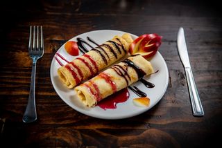 Clătite cu ciocolată