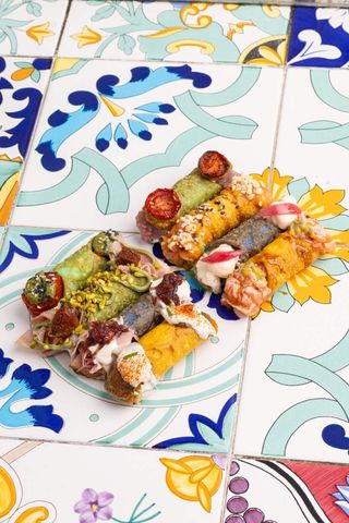 Degustazione di mare e terra 8 pezzi