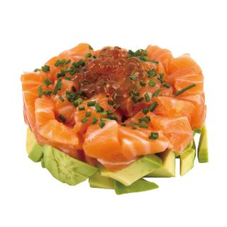 Tartar salmón con aguacate