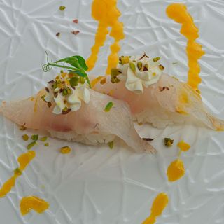 NIGIRI SUZUKI PISTACCHIO - 2pezzi