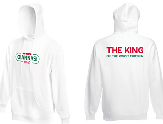 FELPA BIANCA LOGO GIANNASI - S/XXL