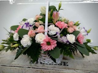 Kosz kwiatowy "Romantyczny"