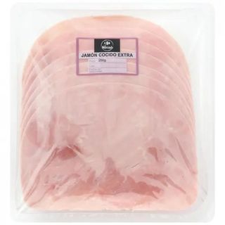 Jamon Cocido L.Entera Carrefour 250 Gr.