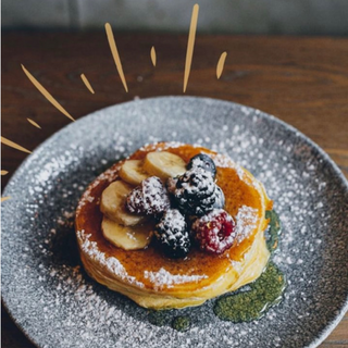 Pancakes de avena y  banana 