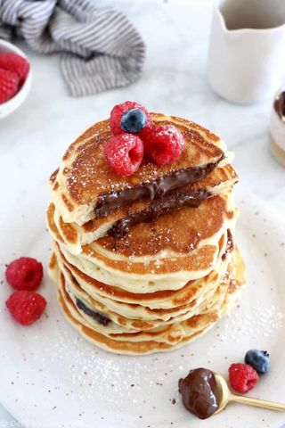 Pancake Nutella Fruits De Saison & Noisette