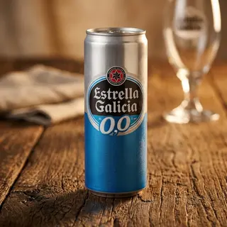 Cerveza Estrella Galicia sin alcohol (330 ml.)