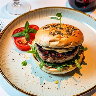 Foie gras & truffle burger