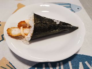 Temaki De Gambas Tempura