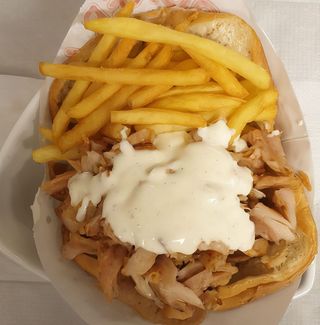 Patatas Fritas Con Carne