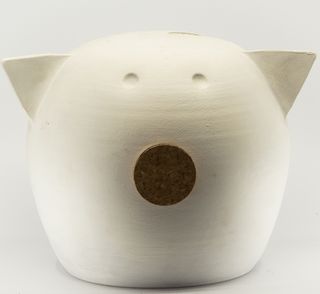 Pusculita ceramica Chalk Collection Large White L